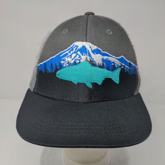 RepYourWater Mount Rainier Snapback Trucker Hat Multi One Size Mesh Back - Picture 2 of 9
